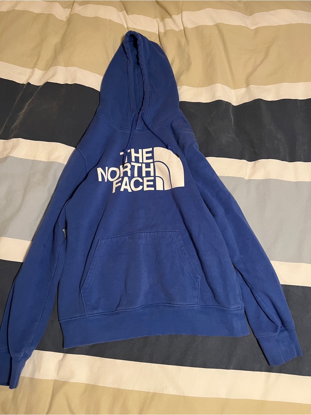 The North Face Men's Royal Blue Logo Crewneck Hoodie